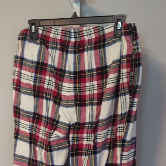 Old Navy Red and White Sweatpants with Elastic Waist - Picture 4 of 6